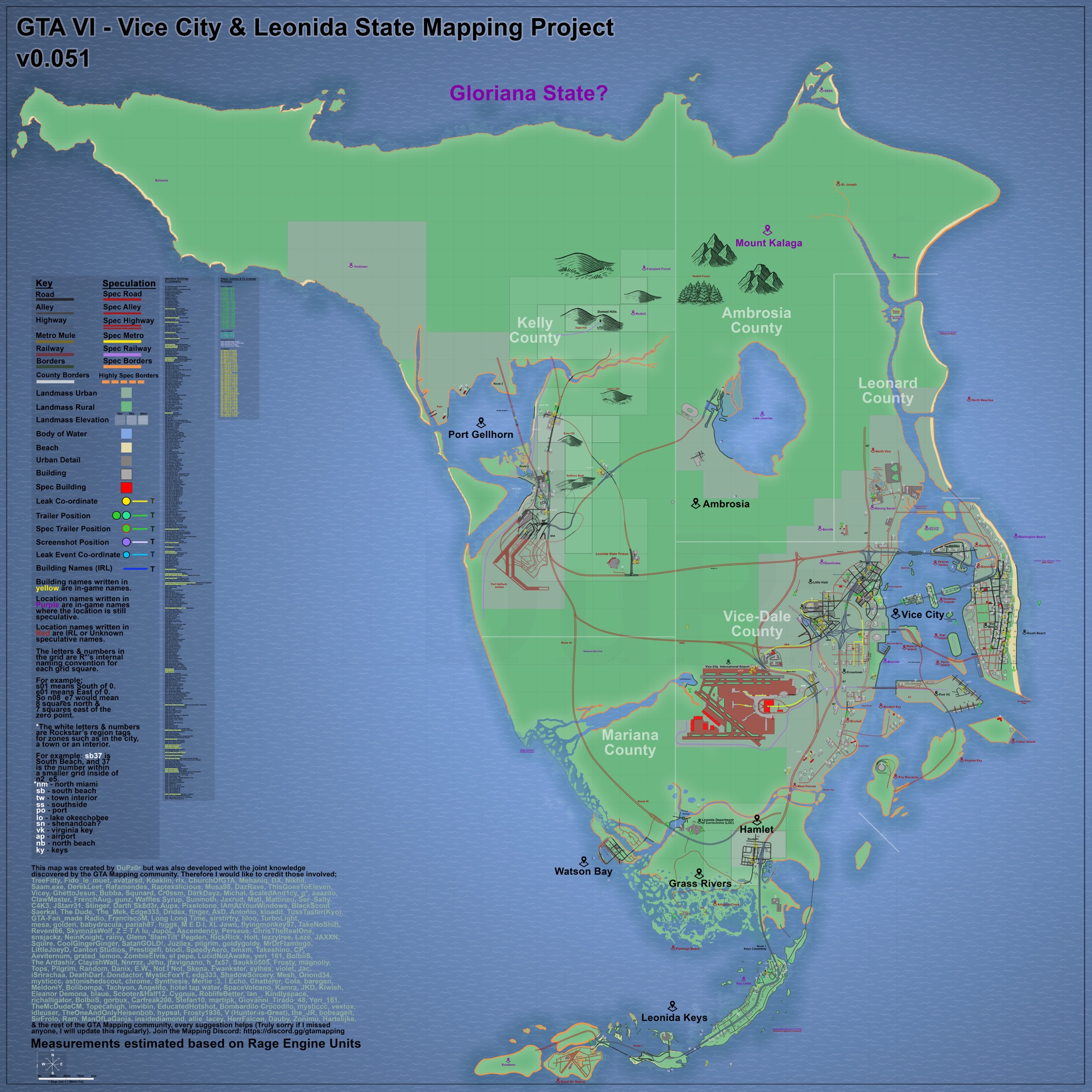 El Mapa Filtrado de GTA 6